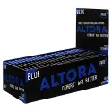 Pachet cu 50 de foite albe cu colturi taiate pentru rulat tutun Altora Blue