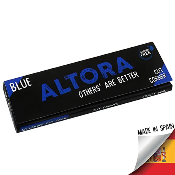 Foite Rulat Tutun Altora Blue (cut corner)