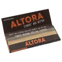 Pachet cu 50 foite pentru rulat tutun Altora Brown cu colturi taiate