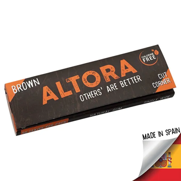 Foite Rulat Tutun Altora Brown (cut corner)