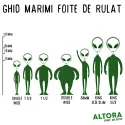 Pachet cu 50 foite rulat tutun Altora Alfalfa ultra subtiri cu ardere lenta