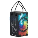 Bong Bullet 9 din sticla multicolor cu tematica ocean