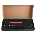 Set furtun pentru narghilea din silicon cu mustiuc din aluminiu marca Kaya Pink