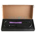 Set furtun pentru narghilea Kaya Purple din silicon cu mustiuc din aluminiu cu lungime totala de 185 cm