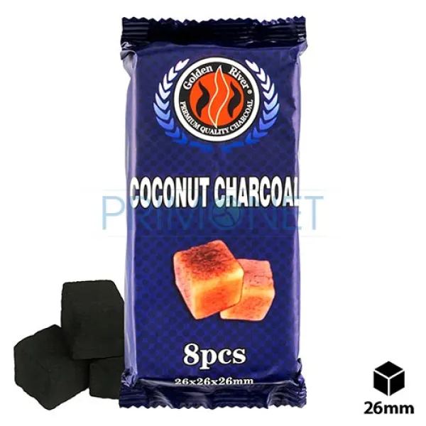Carbuni Narghilea Golden River Cocos (1 kg)