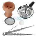 97214 Narghilea Kaya Inox Giza Gun Seablue 57 CM