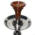 Narghilea confectionata manual in Egipt ieftina pentru fumat T74 Black 82 CM