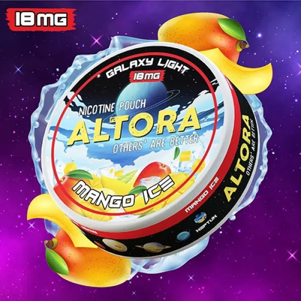 Pouch nicotina Altora Mango Ice Galaxy Light 18 mg/g (9 mg/pouch)
