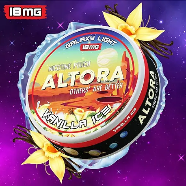 Pouch nicotina Altora Vanilla Ice Galaxy Light 18 mg/g (9 mg/pouch)