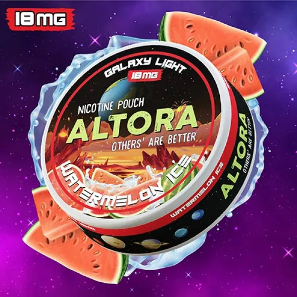 Pouch nicotina Altora Watermelon Ice Galaxy Light 18 mg/g (9 mg/pouch)
