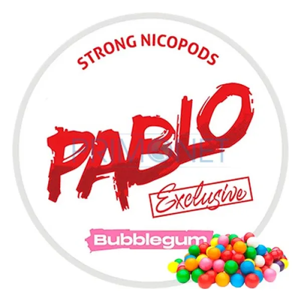 Pouch nicotina Pablo Exclusive Bubblegum 28 mg/g (16.8 mg/pouch)