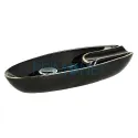 Scrumiera pentru trabuc Ceramic Black cu lungimea de 17 cm