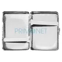 Tabachera tigari cu exterior cromat si suport clapete metalice WinJet