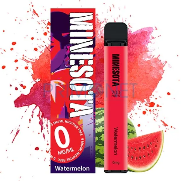 Mini narghilea Minesota Watermelon (0 mg) 700 pufuri