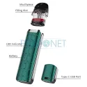 Kit complet tigara electronica Vaporesso Luxe Q Green cu baterie de 1000mAh