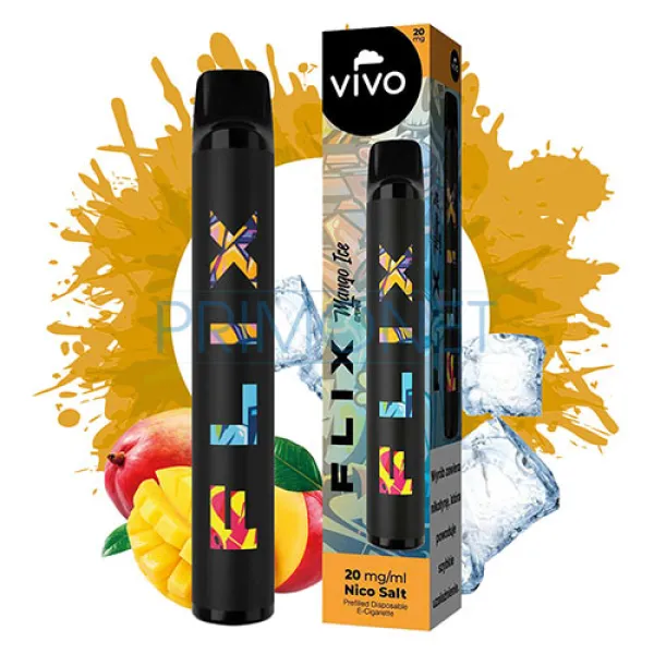 Mini narghilea VIVO FLIX Mango Ice (20 mg) 700 pufuri
