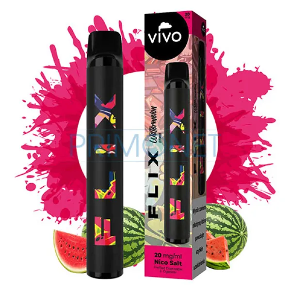 Mini narghilea VIVO FLIX Watermelon (20 mg) 700 pufuri