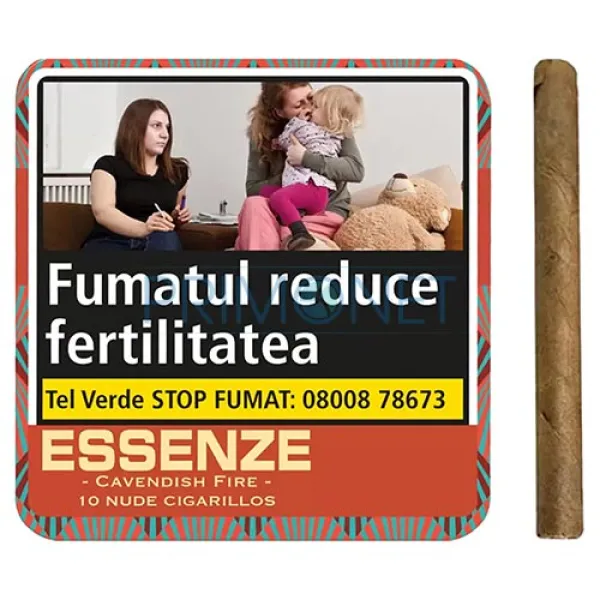 Tigari de foi Essenze Cavendish Fire 50g (10)