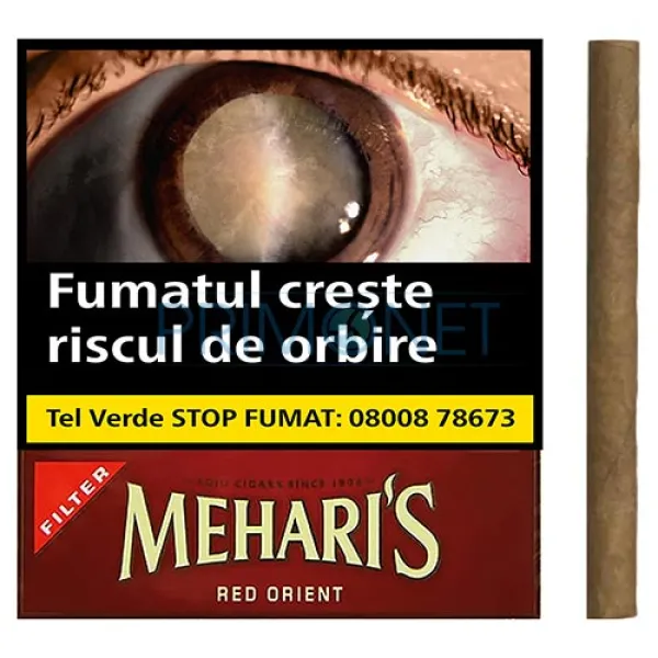 Tigari de Foi Meharis Filter Red Orient 34g (10) T&T
