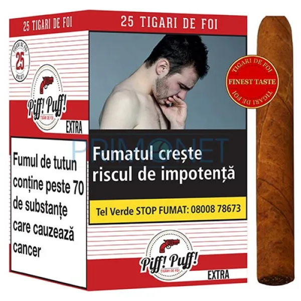 Tigari de Foi Piff Puff Extra 240g (25) T&T
