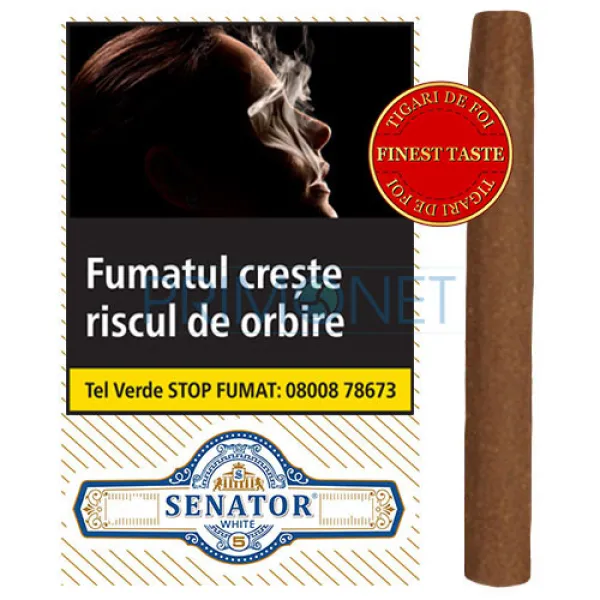 Tigari de Foi Senator White 47,50g (5)