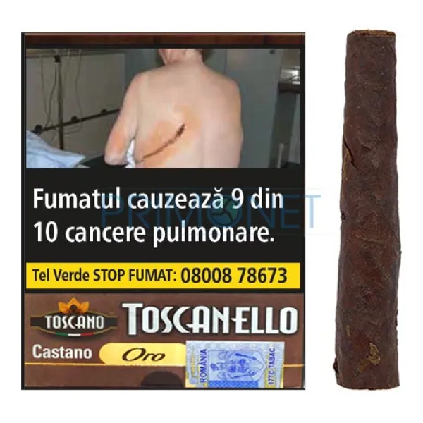 Tigari de foi Toscanello Castano 28g (alune) 5 T&T