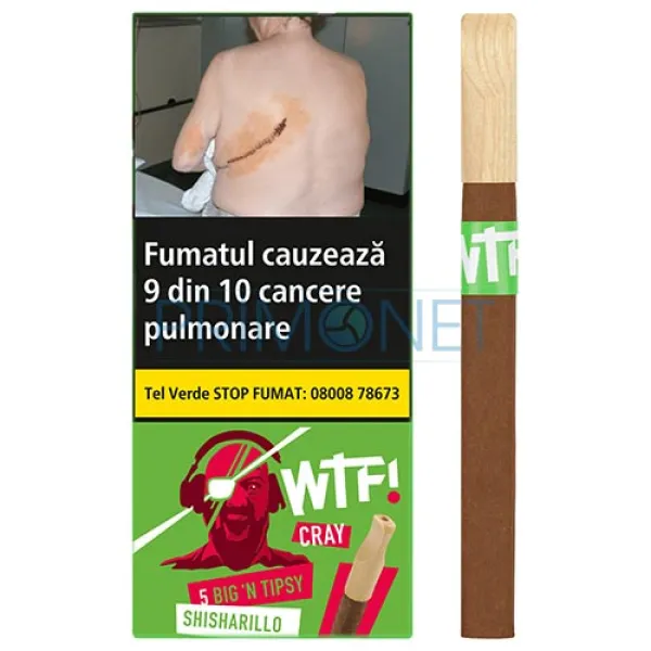 Tigari de foi WTF Tipsy Cray 25g (mere) 5