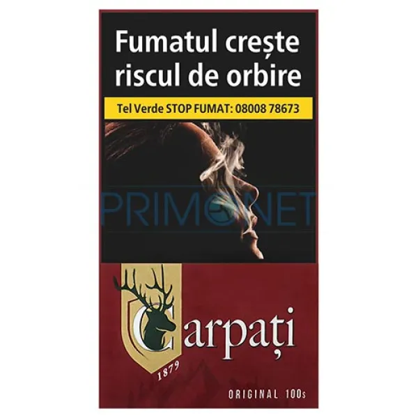 Tigarete Carpati Red Full Color 100's