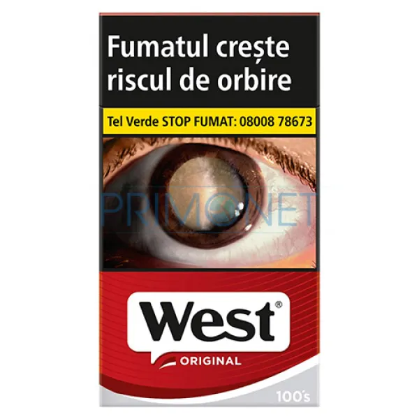 Tigarete West Red 100's