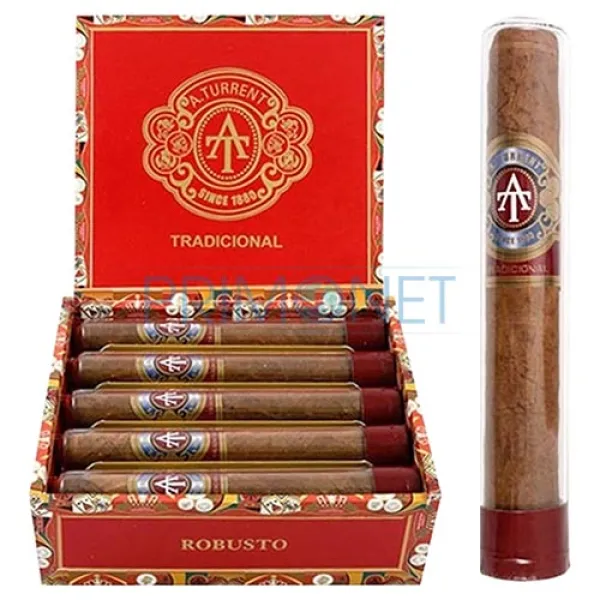 Trabucuri A. Turrent Tradicional Robusto Glass (10)