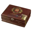Cutie din lemn cu 25 trabucuri confectionate manual Arturo Fuente Don Carlos Robusto