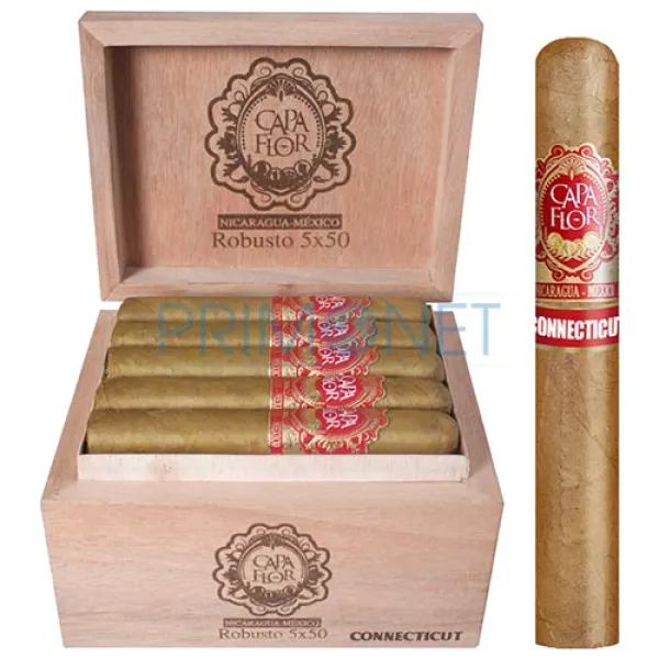 Trabucuri Capa Flor Robusto Connecticut (20)