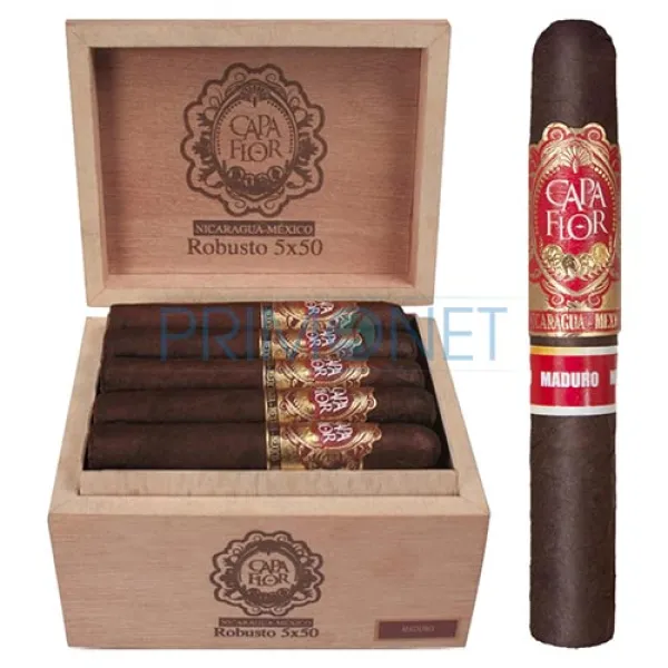 Trabucuri Capa Flor Robusto Maduro (20)