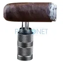 Cigar Drill Bit Angelo confectionat din otel inoxidabil cu doua punchuri pentru trabuc