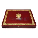 Cutie cu 10 trabucuri Essenze Enceladus abano Robusto Wood Box cu invelis Ecuador
