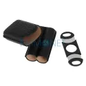Etui din piele PU pentru trabucuri WinJet Diamond