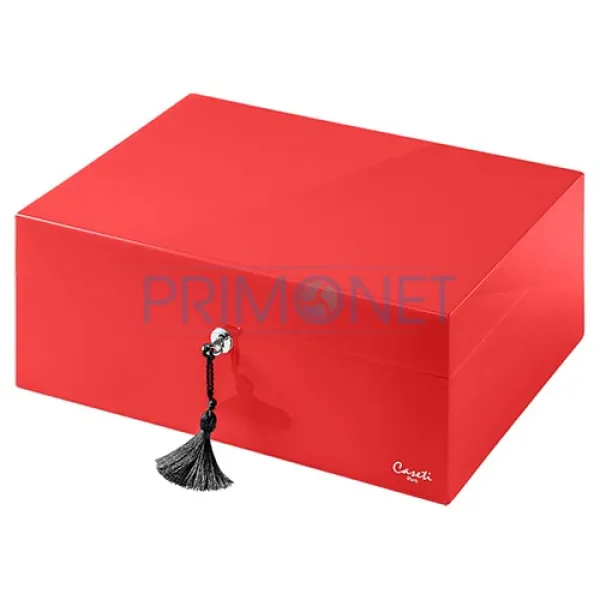 288000 Humidor Trabucuri Caseti Paris Red