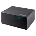 Humidor trabucuri Caseti Paris Yellow cu umidificator si higrometru analog