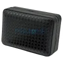Humidor calatorie pentru 5 trabucuri Passatore Black din piele naturala neagra