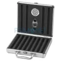 Humidor calatorie diplomat confectionat din aluminiu