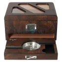 Set humidor pentru trabucuri marca Angelo Vintage cu higrometru digital