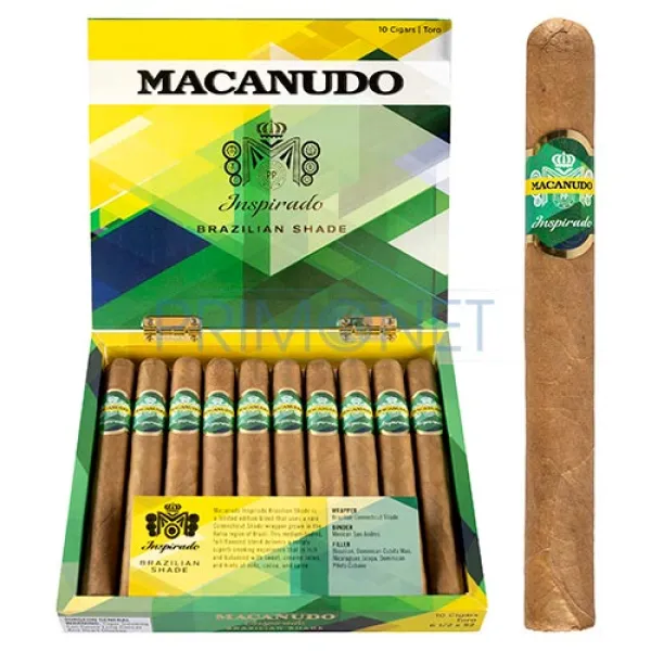 Trabucuri Macanudo Brazilian Shade Toro Limited Edition (10)