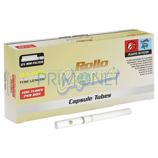 Tuburi tigari Rollo Ultra Slim Capsule (25 mm) 100