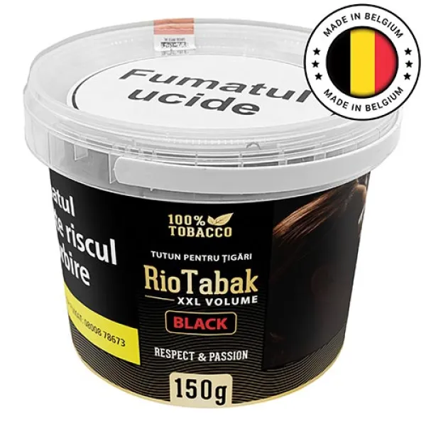 Tutun RioTabak Black XXL Volume 150g (T&T)