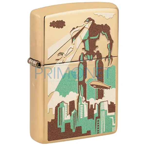 152393 Bricheta Zippo Robot In City