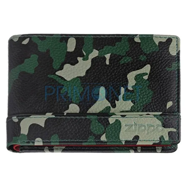 880049 Portofel Zippo Piele Camuflaj