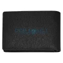 Portofel confectionat din piele naturala de culoare neagra in cutie originala Zippo