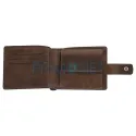Portofel Zippo din material textil denim livrat in cutie originala
