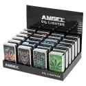 Bricheta metalica Angel 19 cu benzina cu diverse modele de print