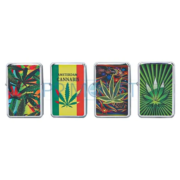 Bricheta Metalica Star 1 Rasta Leaf